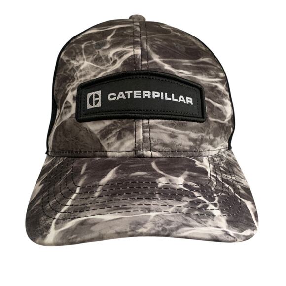 CAT Caterpillar Adjustable Snapback Equipment Foam Mesh Trucker Hat Cap - Picture 1 of 11
